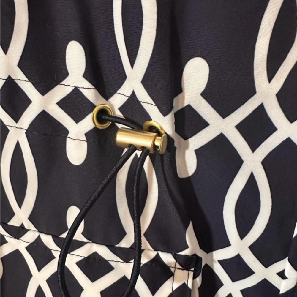 Crown and Ivy Navy and White Patterned Jacket- NWOT-Large - Picture 10 of 11